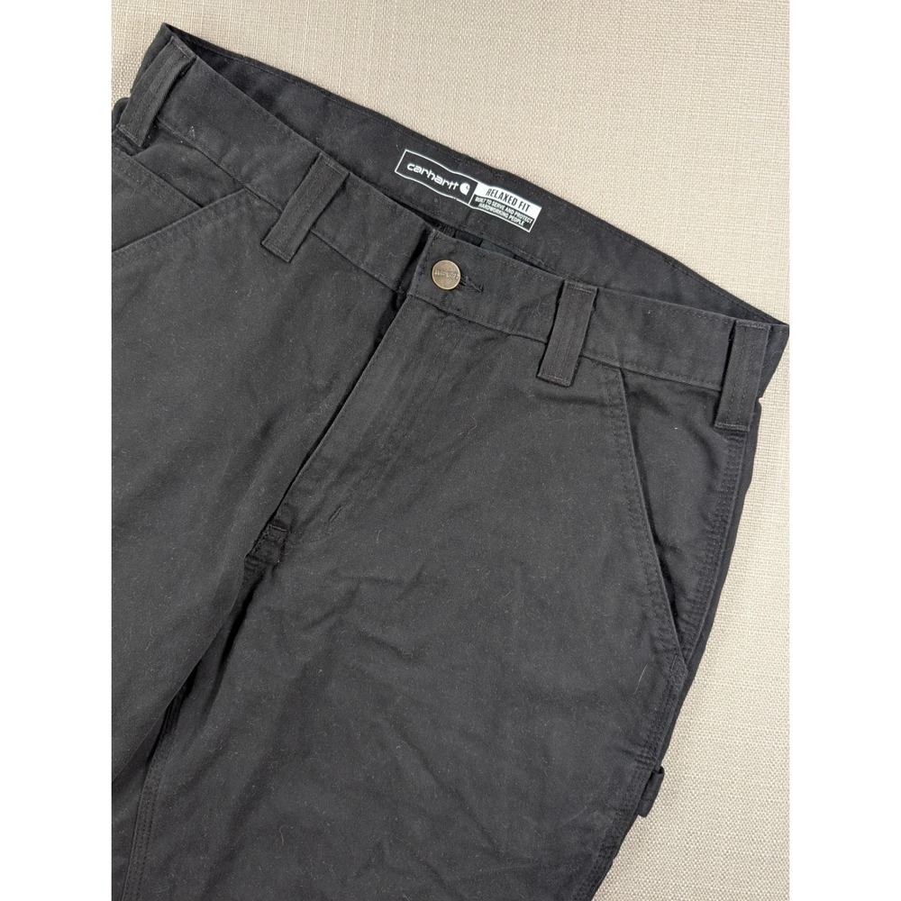 Carhartt BND324-M Relaxed Fit Twill Utility Work Pants Black 32x36 Mens